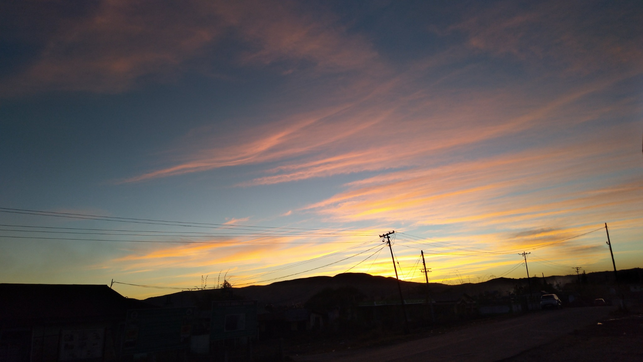 Meghalaya sunset near D Cloud Guesthouse